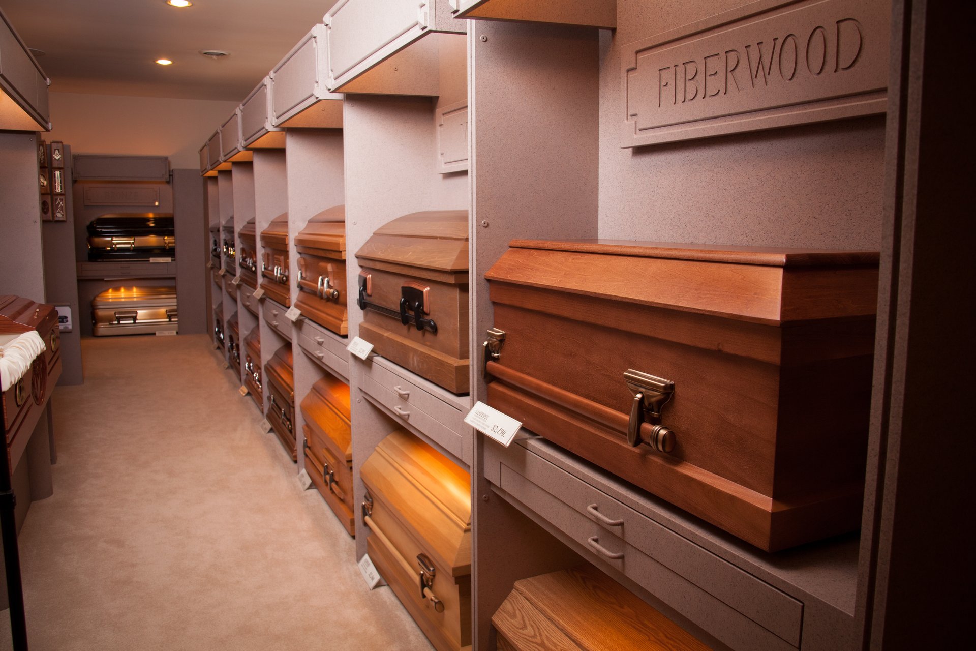 Mcinerny funeral casket room